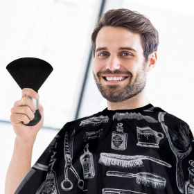 Hair Cutting Barber Cape With Neck Duster Brush Barber Brush Neck Strips Hair Combs Hair Clips, Professional Barber Accessories Cleaning Supplies For
