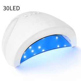UV LED Nail Lamp, Nail Dryer For Gel Polish With 30 Beads 4 Timers Smart Sensor Fast Curing Home Manicure Professional Salon Nails Art Tools Supplies