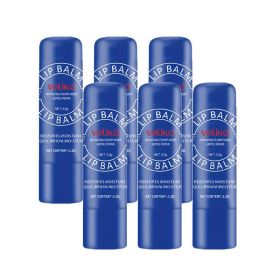 Remove Dark Lighten Lip Balm Exfoliating Dead Skin Anti-Crack Fade Lip Line Moisturizing Brighten Repair Lip Care Products (Color: 6Pcs)